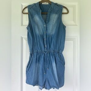 Shop Impressions Jean romper/jumpsuit. So cute!
